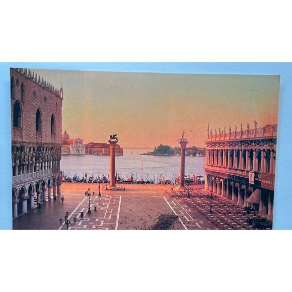 Absolut Vodka Venice Print Ad Vintage 90s Pigeon Flock Bottle Street View - Picture 4 of 5